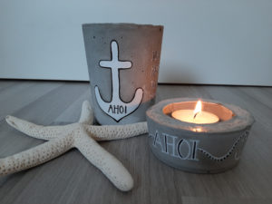 „Ahoi“ Teelichthalter Set