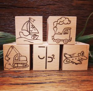 Holzwürfel „Fahrzeuge“