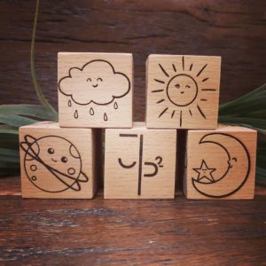 Holzwürfel „Himmel“
