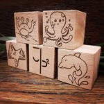 Holzwürfel „Unterwasserwelt“