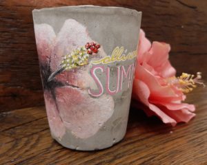 „Summer Hibiskus“ Teelichthalter