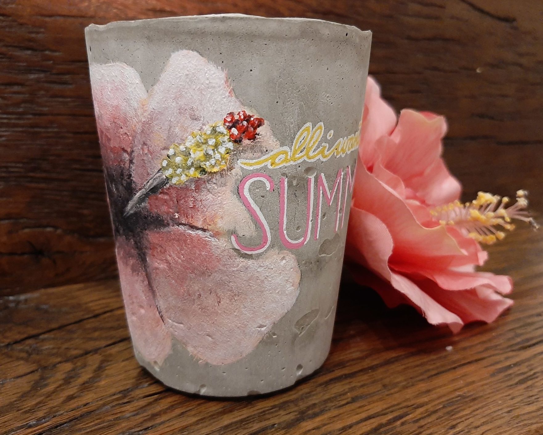 „Summer Hibiskus“ Teelichthalter