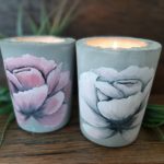 „Pfingstrose“ Teelichthalter