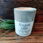 „Enjoy the little Things“ Teelichthalter